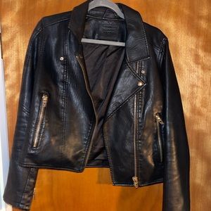 Black Blank NYC Leather Jacket size M